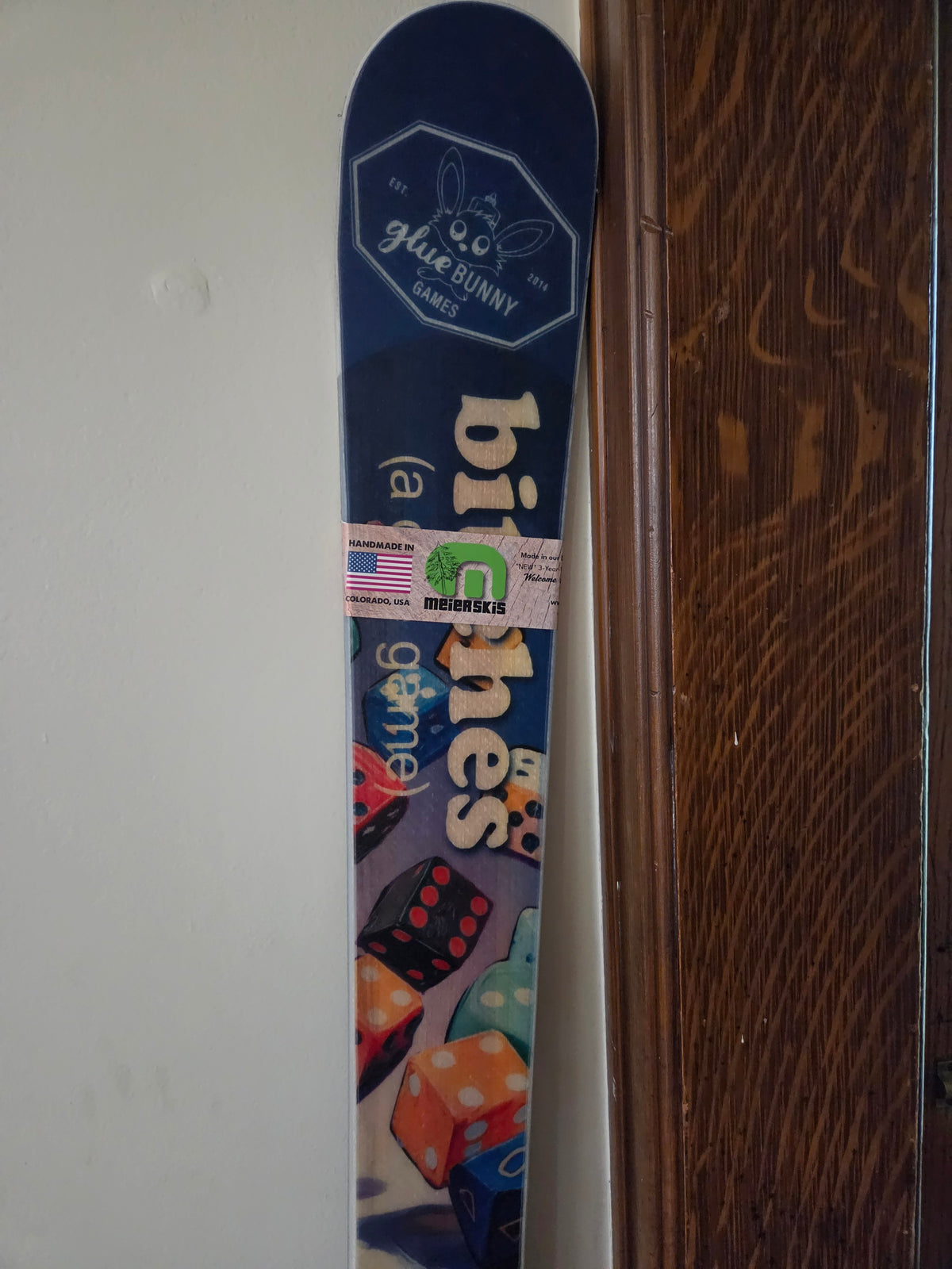 Custom bitches skis (raffle)